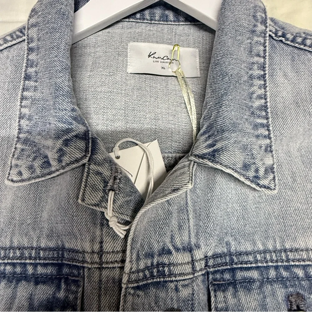 KanCan Denim Peplum Jacket Small Fit! - Picture 4 of 7